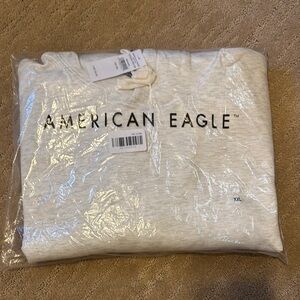 American Eagle White Hoodie XXL